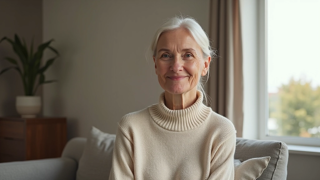 Woman in peaceful indoor space practicing breathing exercises and meditation techniques